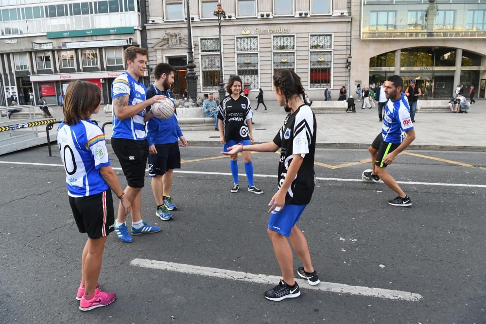 Deporte y arte urbano por la movilidad en A Coruña