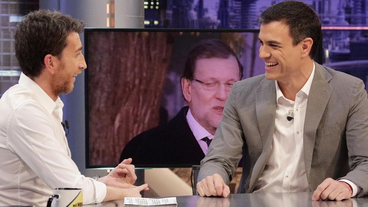 Pablo Motos y Pedro Sánchez