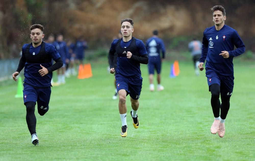 El Celta ya prepara el partido del viernes contra el Alavés // Marta G. Brea