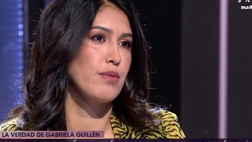 Gabriela Guillén en el plató de '¡De Viernes!'.