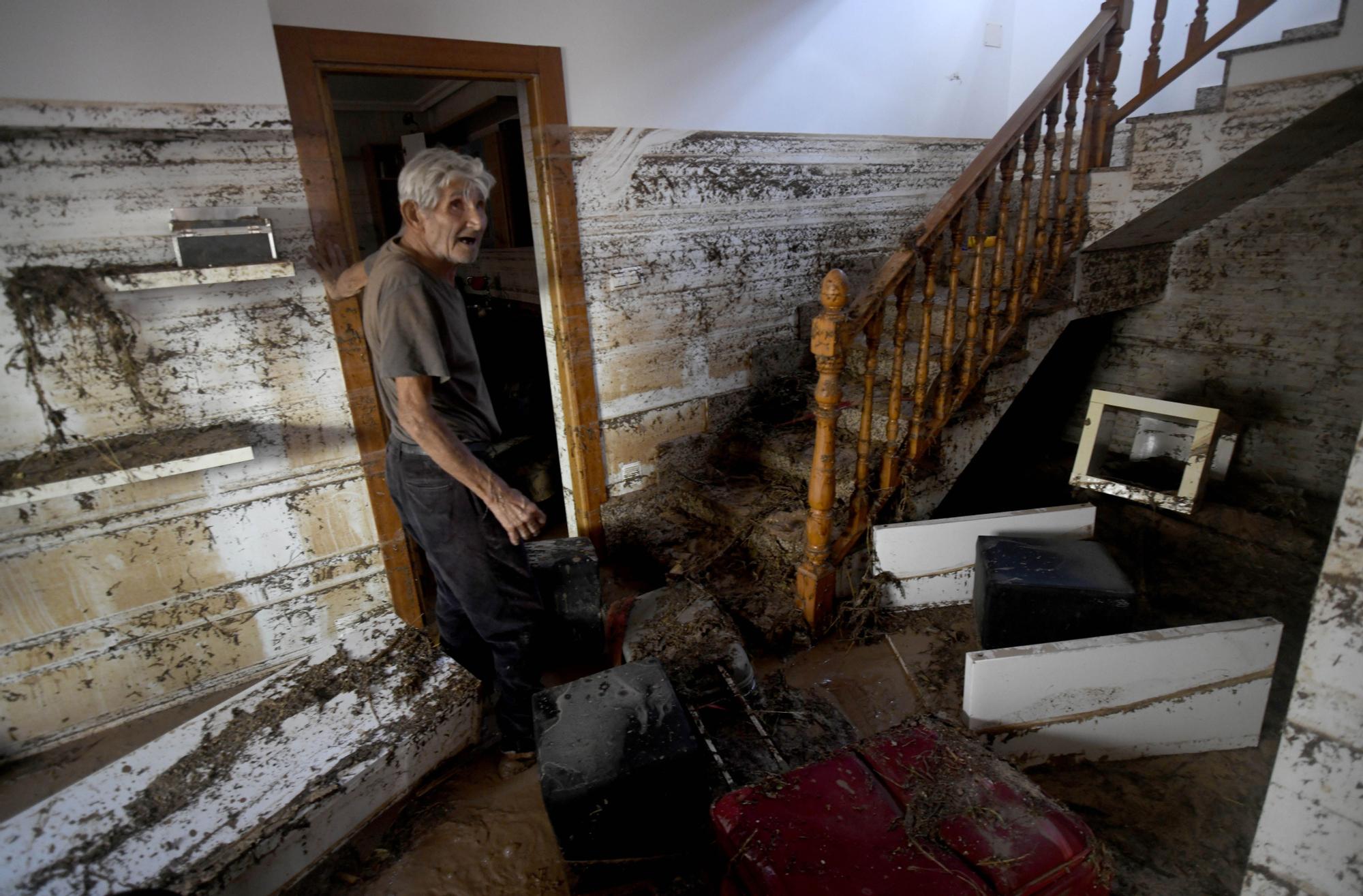 Los estragos del temporal en Javalí Viejo, en imágenes