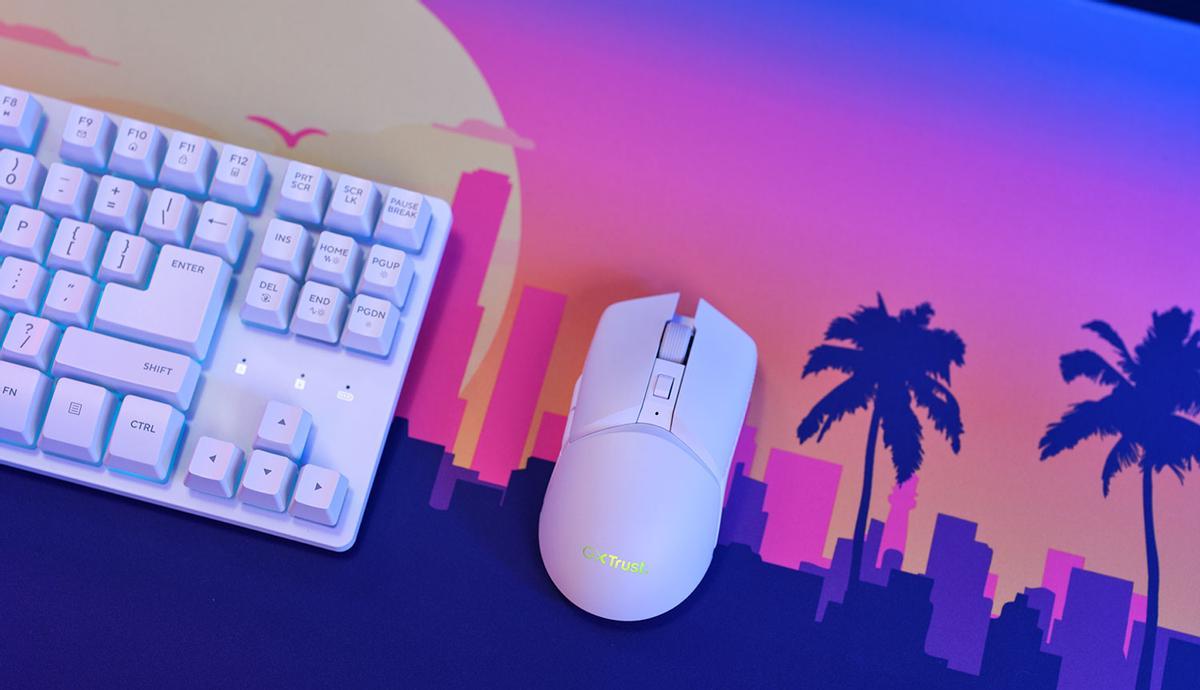 GXTrust presenta el GXT 882 Miami: un pack de teclado y ratón inalámbricos y una alfombrilla XXL