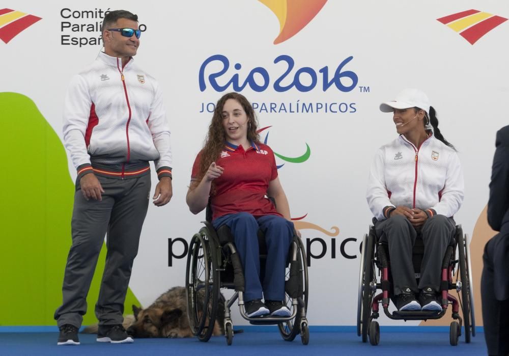 Presentación de la equipación de la selección paralímpica española