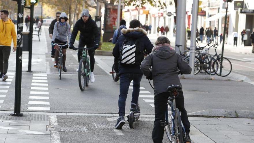 Uno de cada cuatro usuarios del carril bici circula en patinete eléctrico