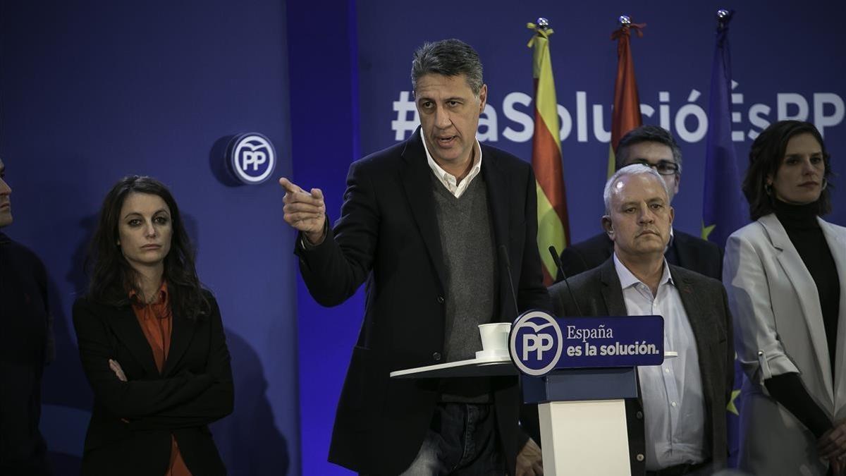 Comparecencia del Xavier García Albiol para valorar los resultados electorales.