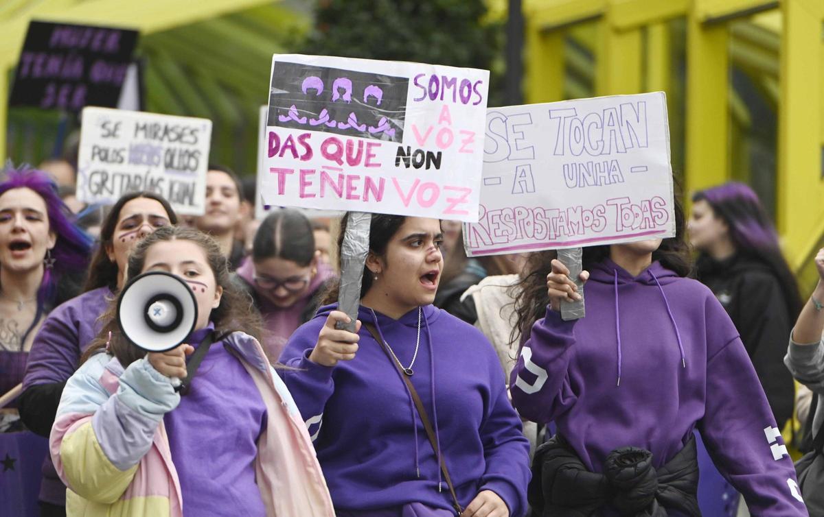 Manifestación en Vigo.
