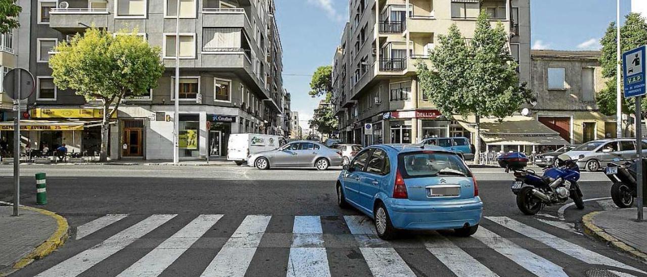 Cruce de la avenida de Alicante con Hermanos López Santos, donde se actuará este año.