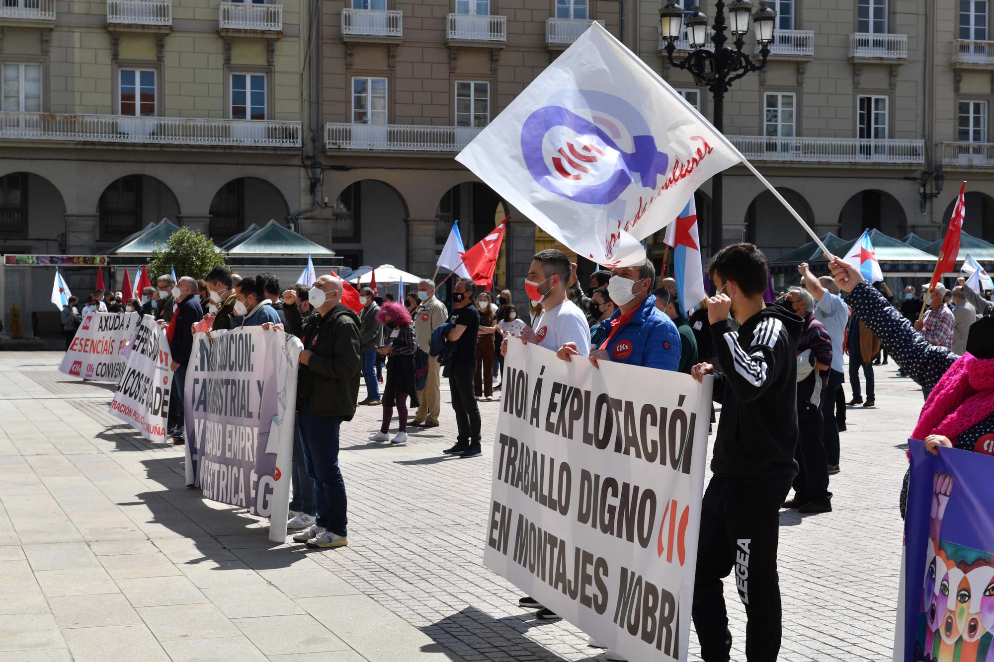 Manifestación del 1 de mayo en A Coruña