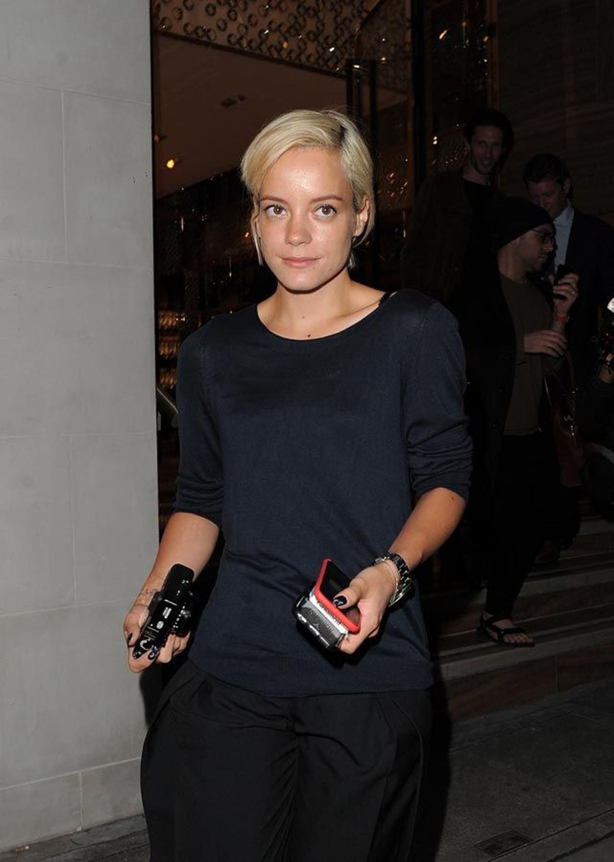 Lily Allen asistió a la fiesta organizada por Louis Vuitton en Londres