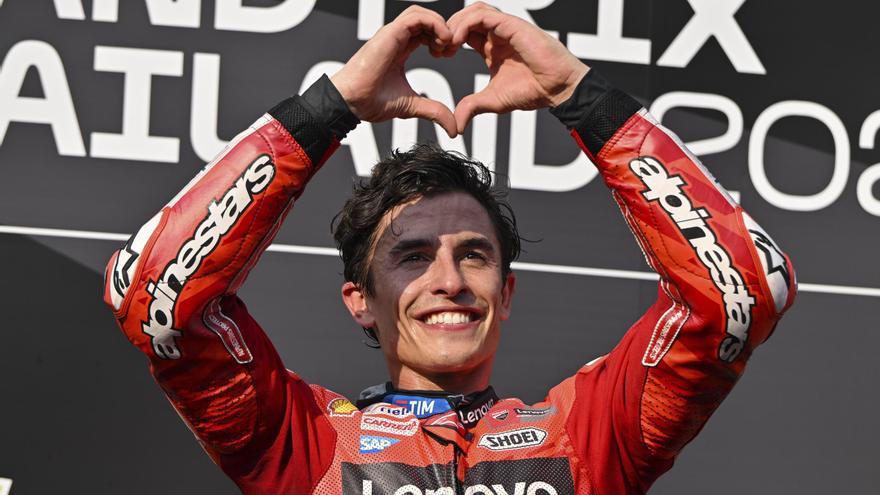 Marc Márquez lidera, 93 grandes premios después, el Mundial de MotoGP