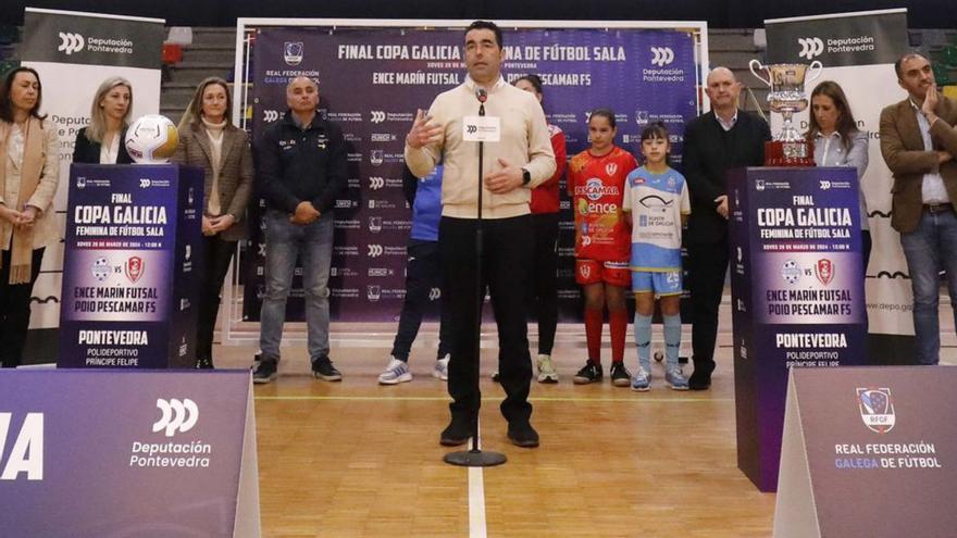 Presentación de la Copa Galicia en la pista de Príncipe Felipe. |  // FDV