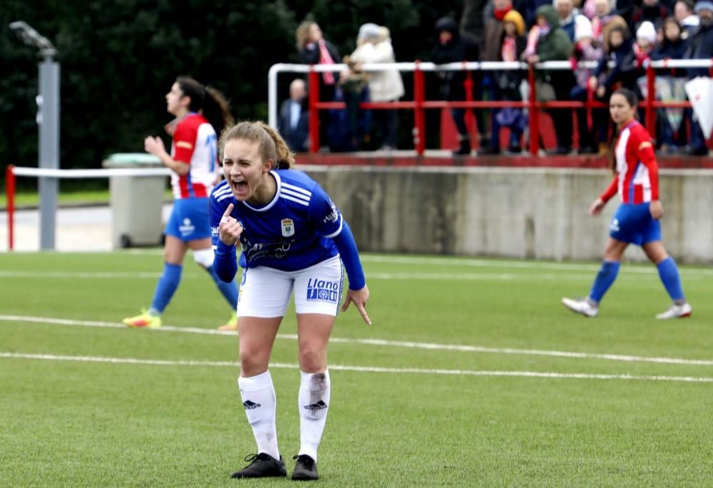 El derbi femenino entre el Sporting y el Oviedo