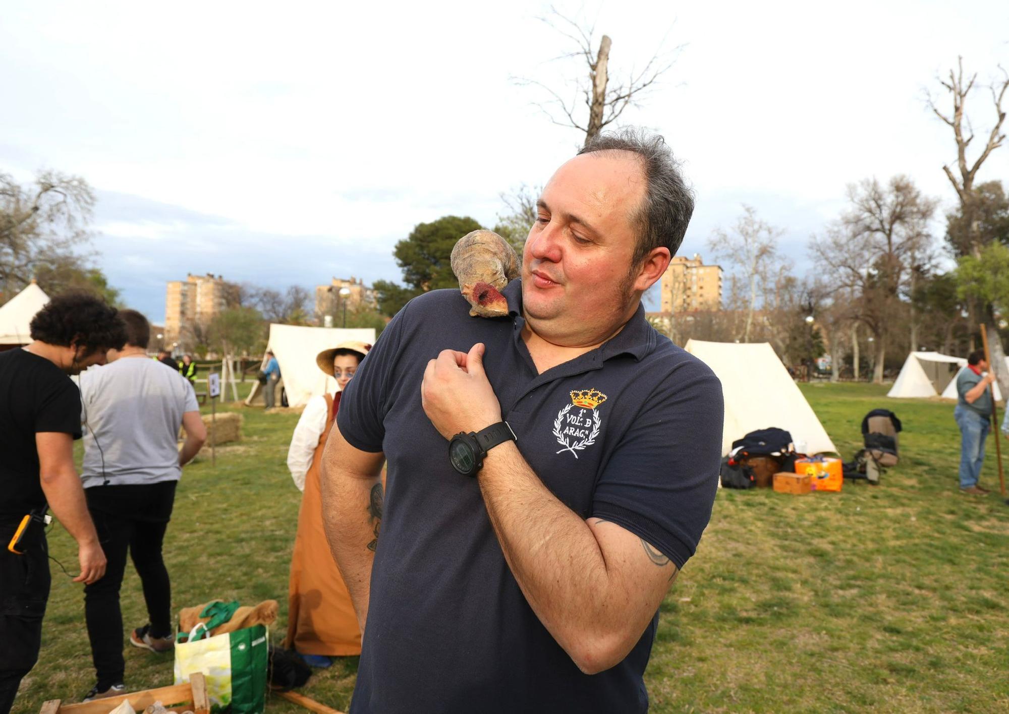 En imágenes | Comienzan los preparativos de la recreación de los Sitios de Zaragoza