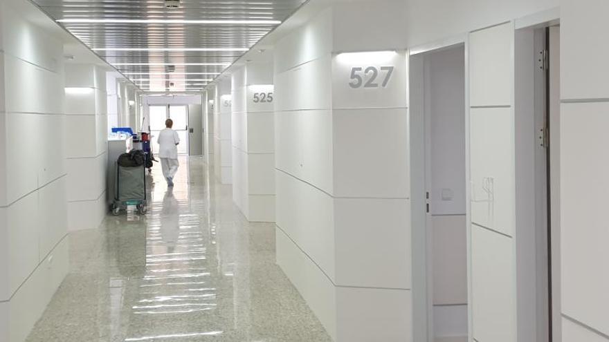 La quinta planta del Hospital General de Elche, remodelada