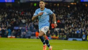 Manchester City - Brujas : El gol de Savinho