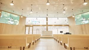 Oratorio del nuevo tanatorio Áltima Sant Andreu - Nou Barris