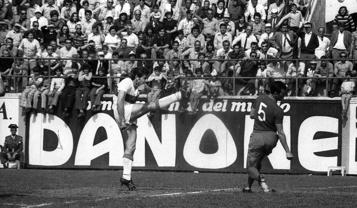 Gol de la permanencia del Elche en 1974 contra el Zaragoza