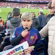 Mario, Gabriel y Rayco, desde Canarias para animar al Barça