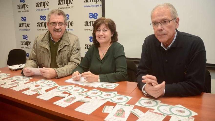 José María Corujo, Conchi Pereiro y Hermenegildo Novoa. // Rafa Vázquez