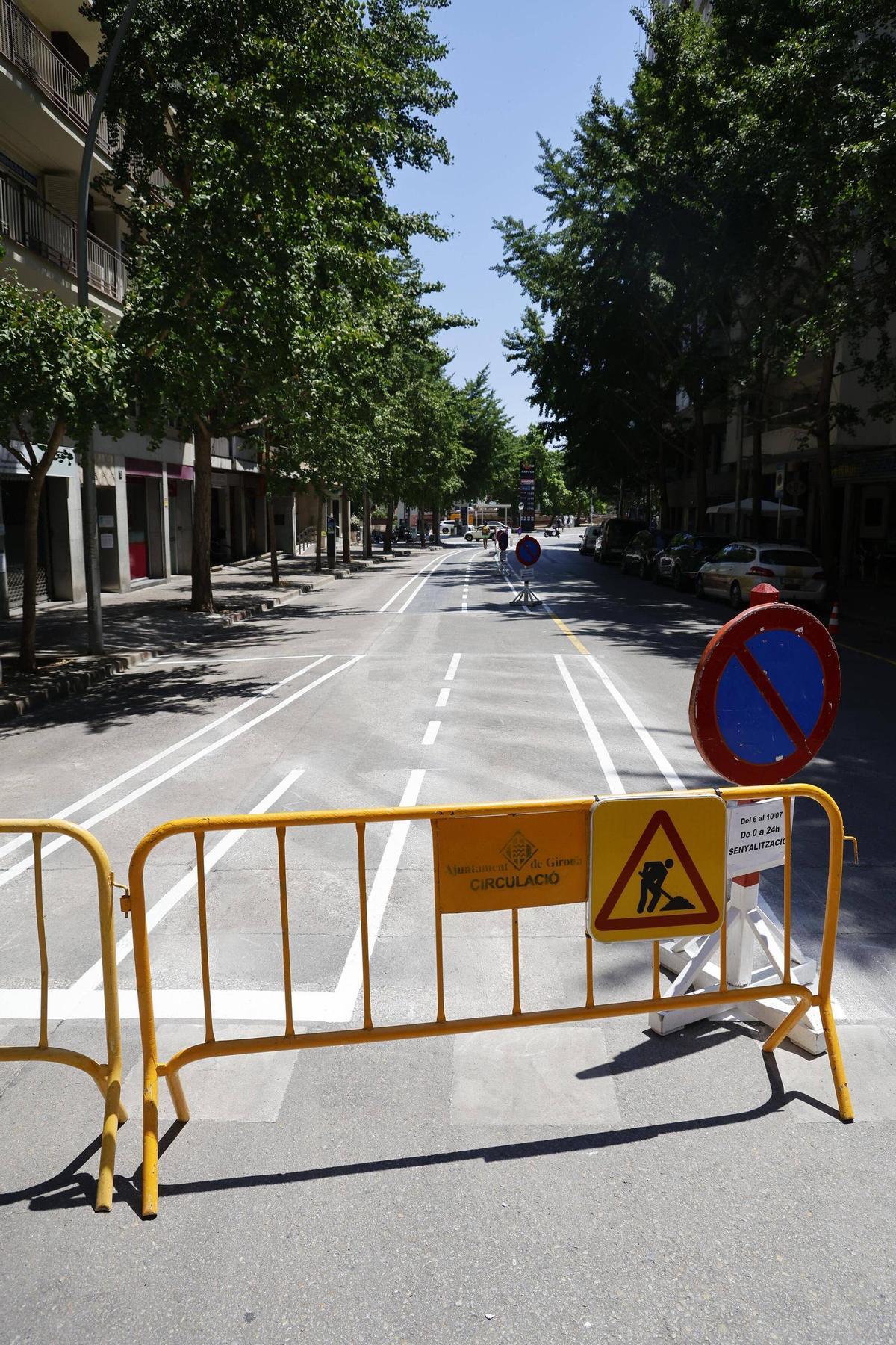 Reformes al tram entre Travessera de la Creu fins al carrer de la Font del Rei