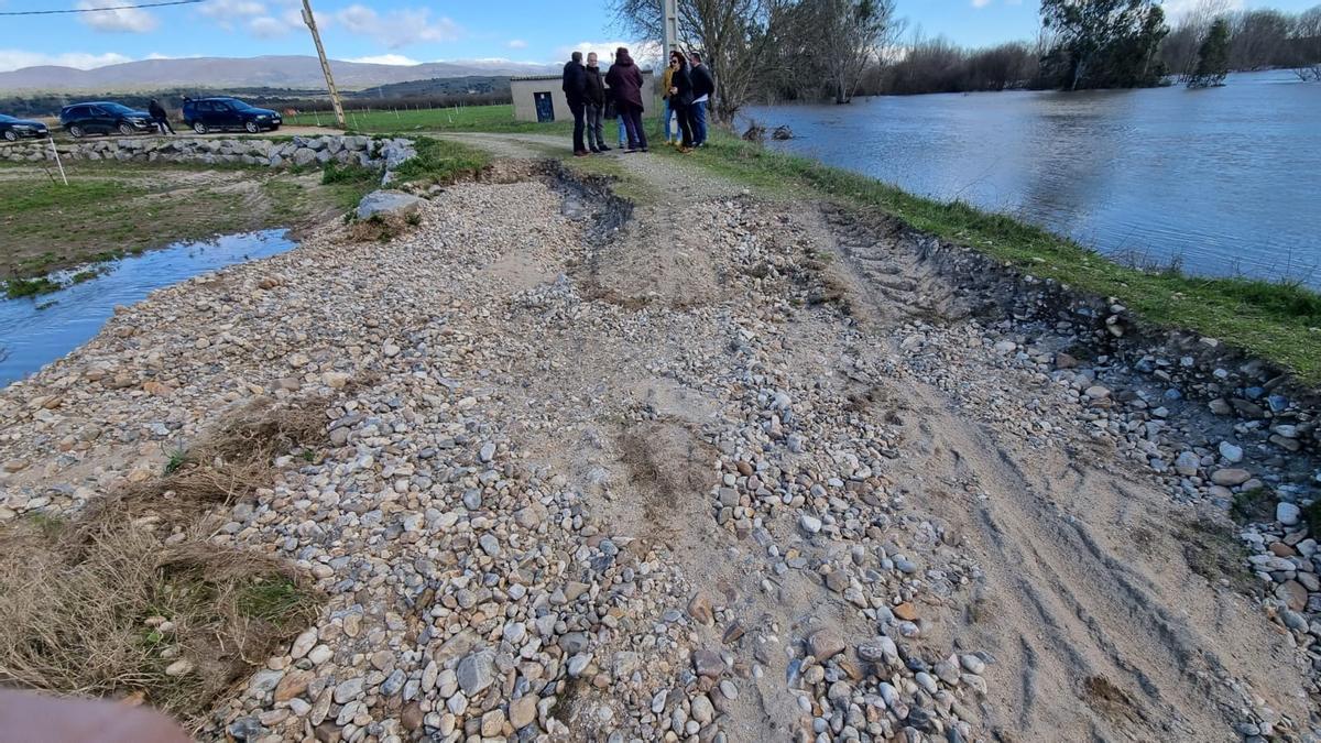 El Gobierno visita las zonas afectadas por el temporal en Extremadura
