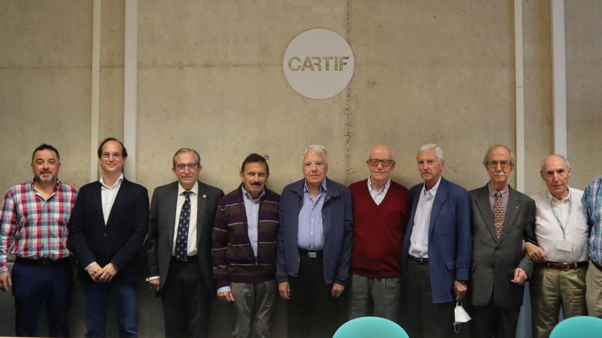 Miembros de la Comisión de Transportes del Colegio de Ingenieros Industriales de Castilla y León.