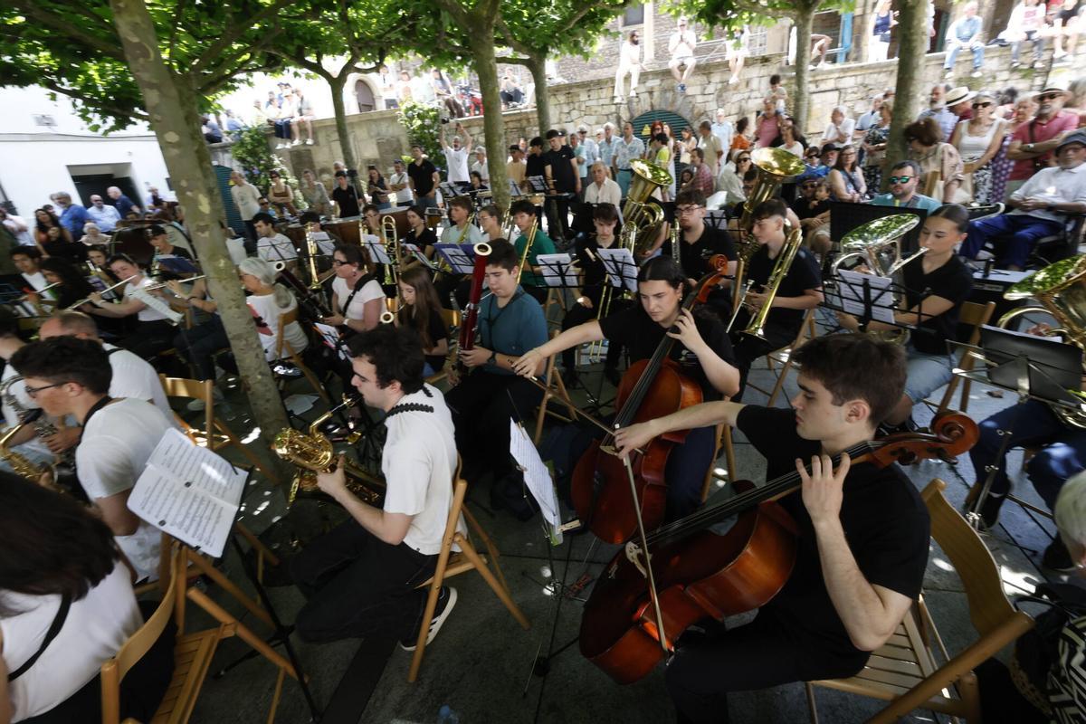 En imágenes: Celebración del día de la música en Avilés