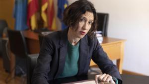 La alcaldesa de Santa Coloma de Gramenet y portavoz del PSC, Nuria Parlón