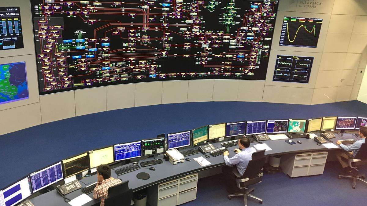 Centro de control de Red Eléctrica de España (Redeia), que es el operador del sistema.