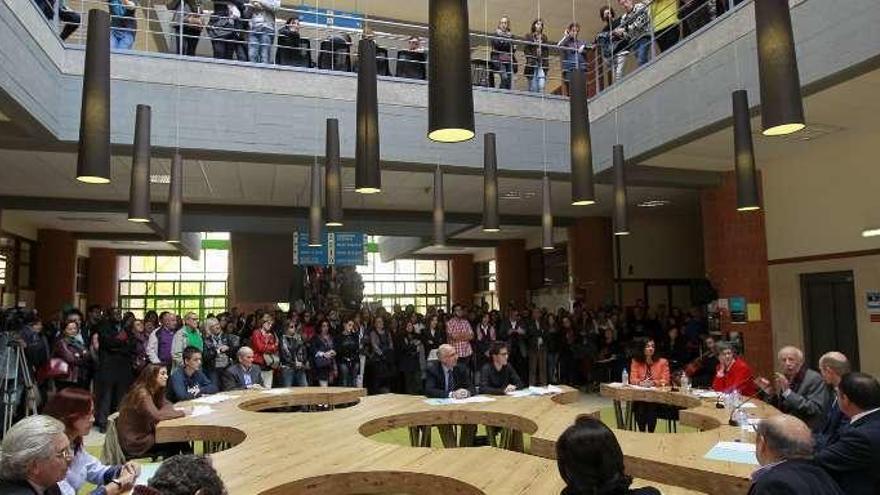 Un acto celebrado en el edificio departamental del campus del Milán que reúne a buena parte de los grupos de Humanidades.