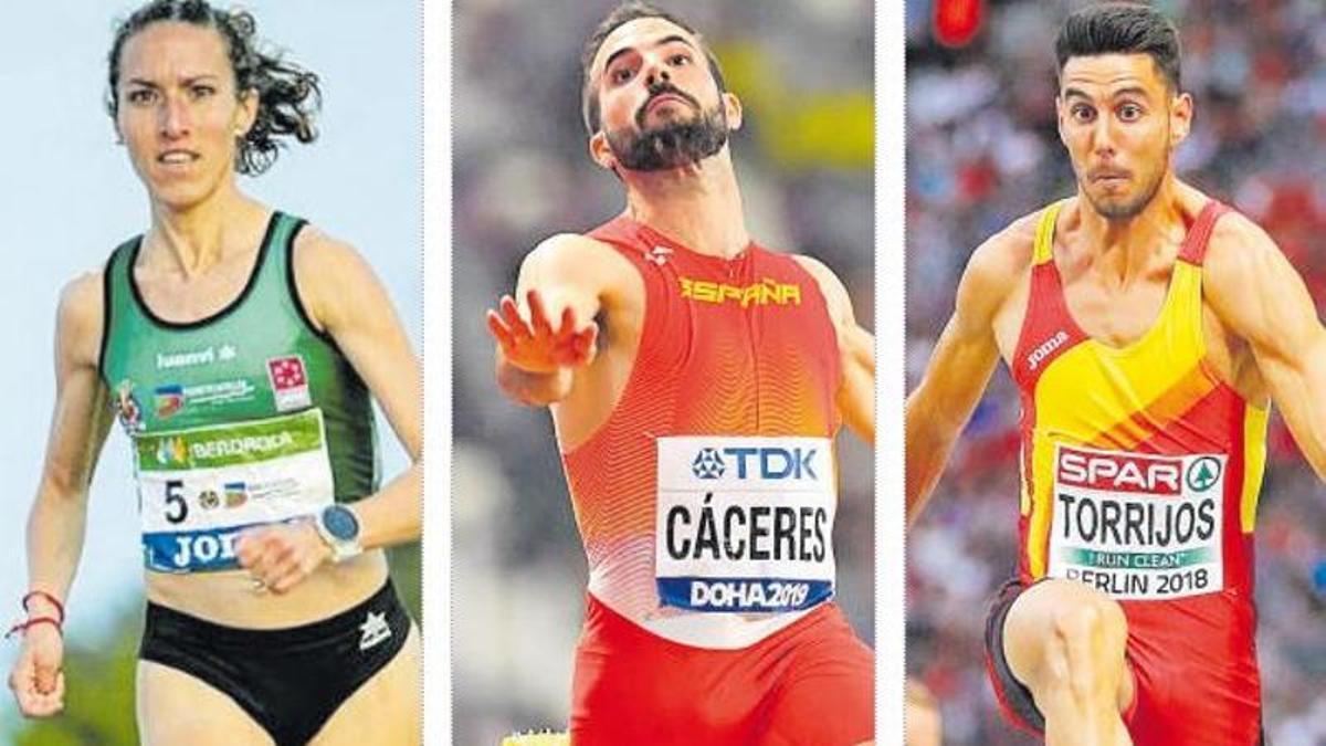 Laura Méndez, Eusebio Cáceres y Pablo Torrijos compiten ya este lunes