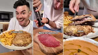 Un dietista hace un cachopo sin freír y esto es lo que ocurrió: "No te lo crees ni tú"