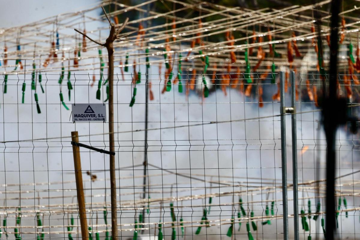 Imagen de archivo de una mascletà de las fiestas de la Magdalena 2026.
