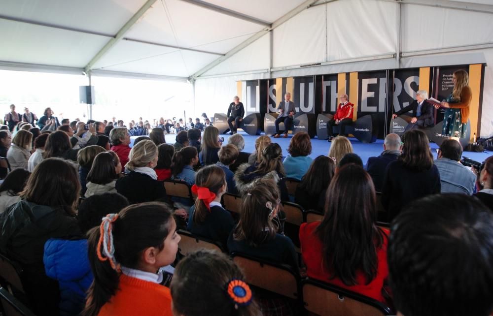 Les Luthiers visitan el colegio Condado de Noreña