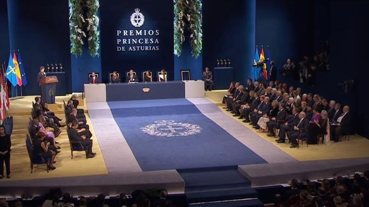 Ceremonia de entrega de los Premios Princesa de Asturias 2023.