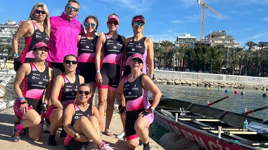 El Club de Rem Cia Gandia participa con tres equipos en Benidorm