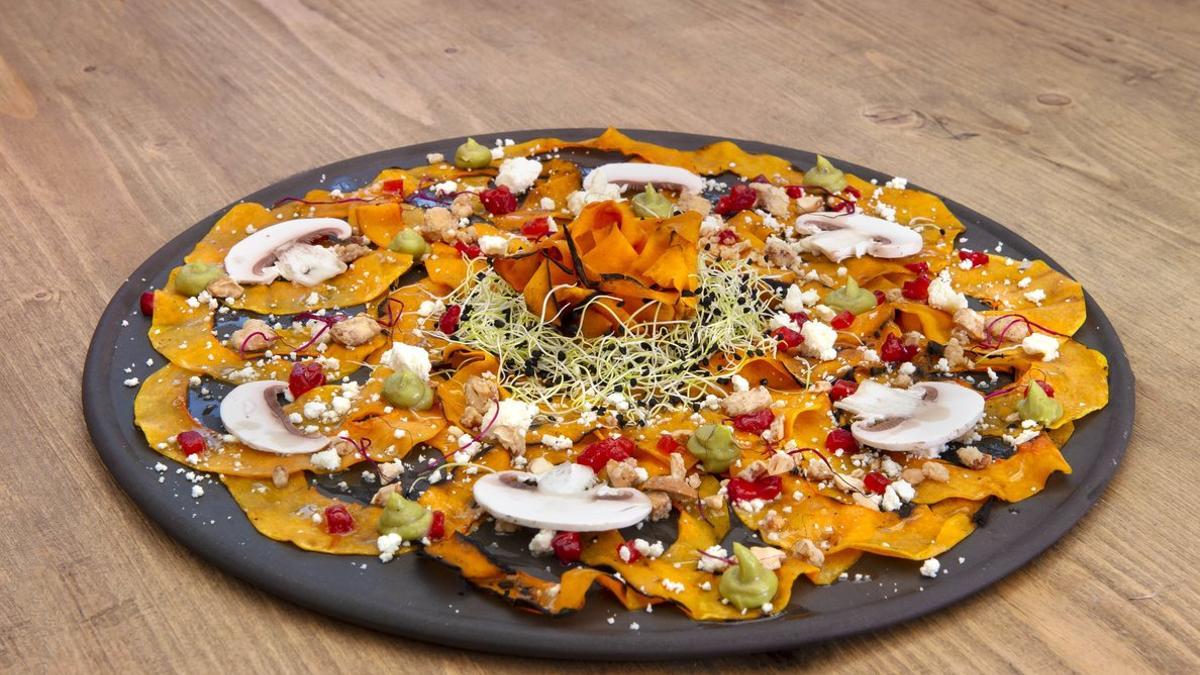 Receta de carpaccio de calabaza