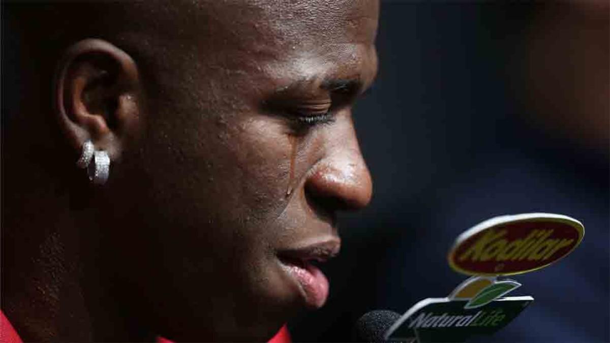 Vinicius Jr. lloró en su despedida del Flamengo