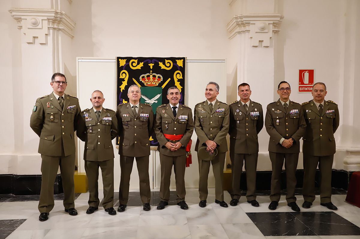 Acto de imposición del fajín al general de brigada cordobés Antonio Bernal