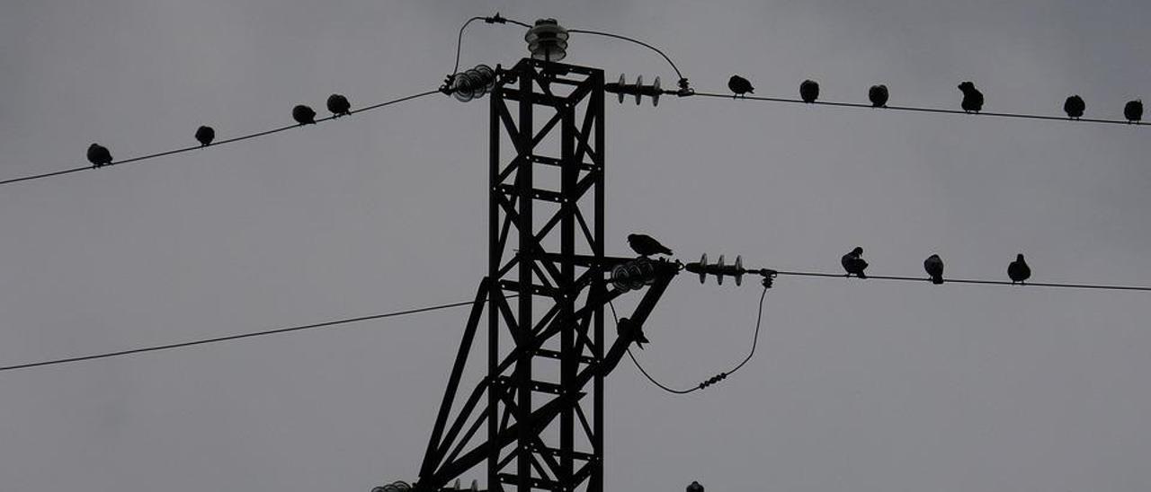 Archivo - Torre de electricidad.