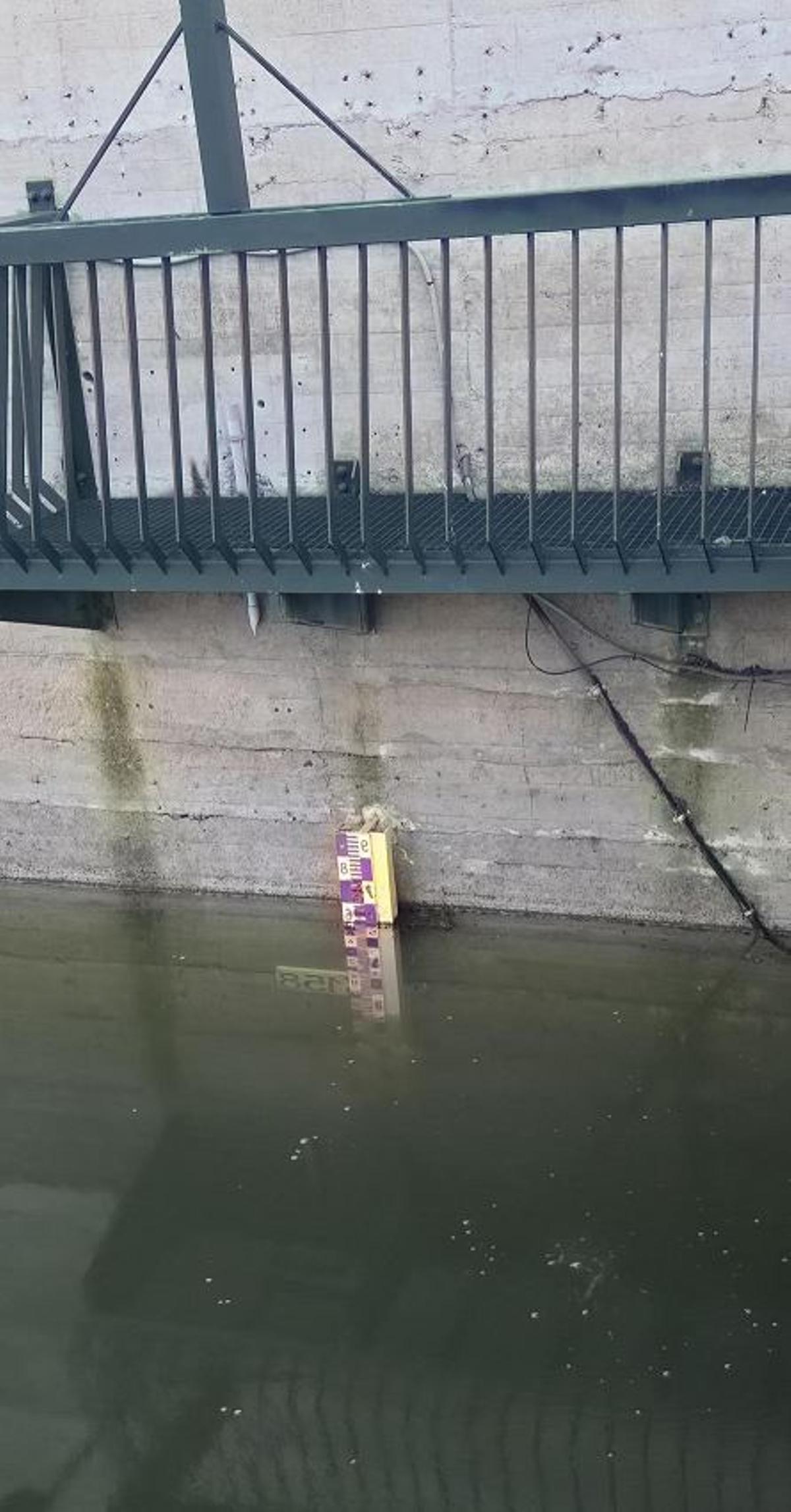 Nivell del pantà, aquest dimarts.