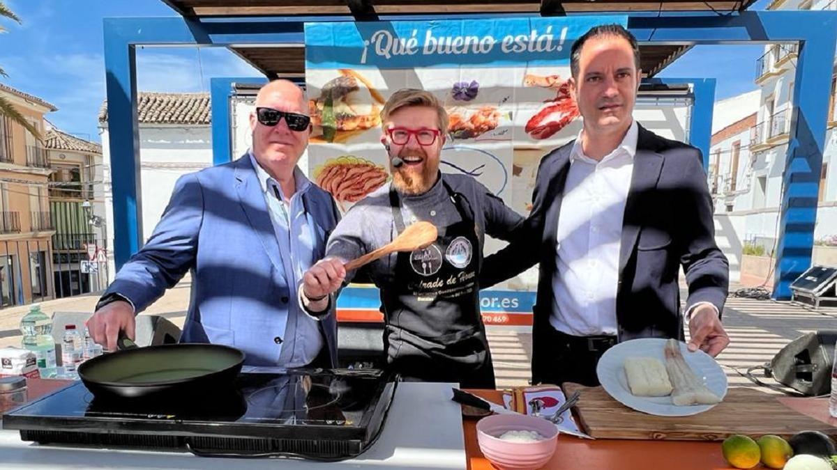 Andrés Pérez, Daniel del Toro y Julio Criado.