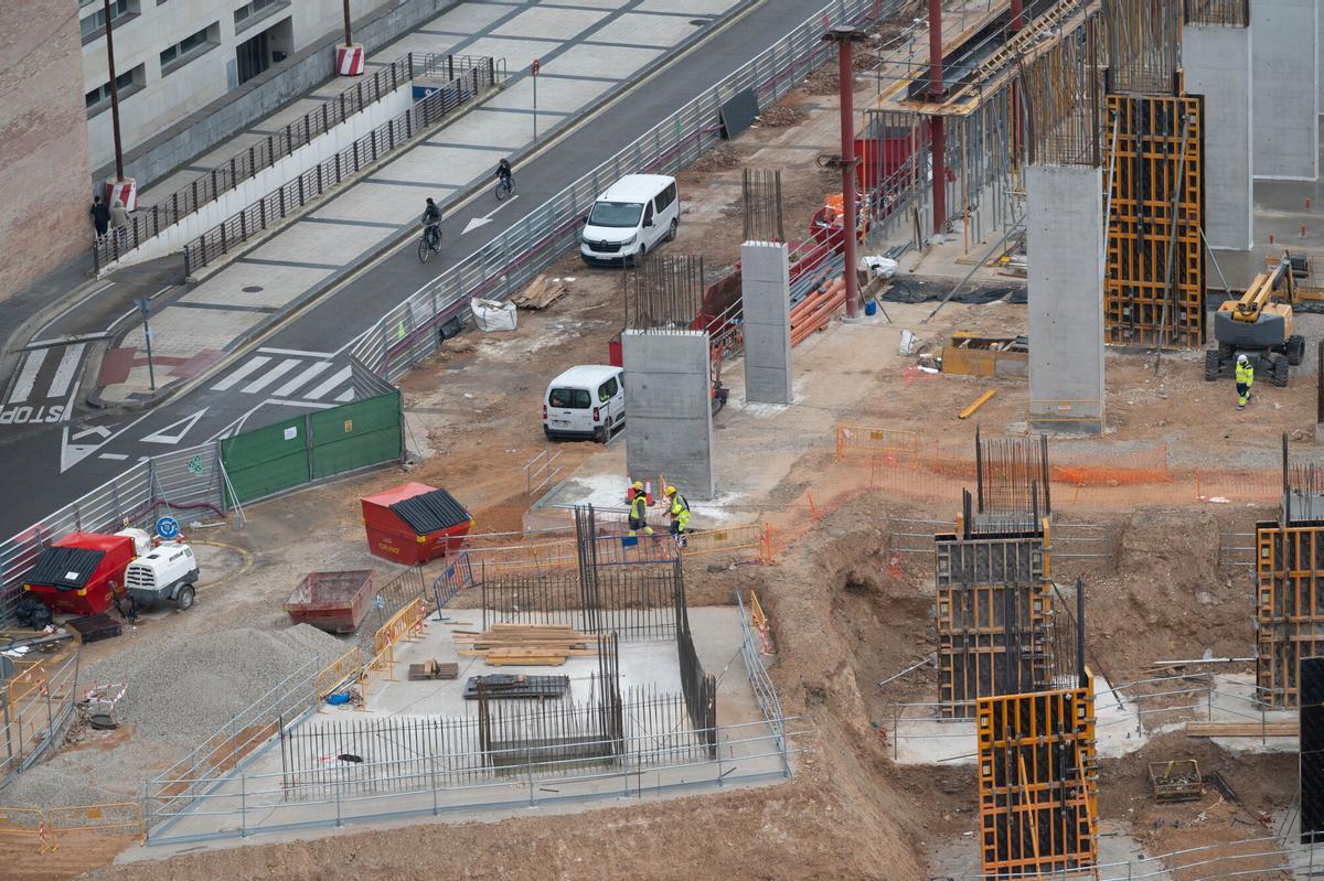 En imágenes | Así avanzan las obras en el estadio de fútbol de La Romareda