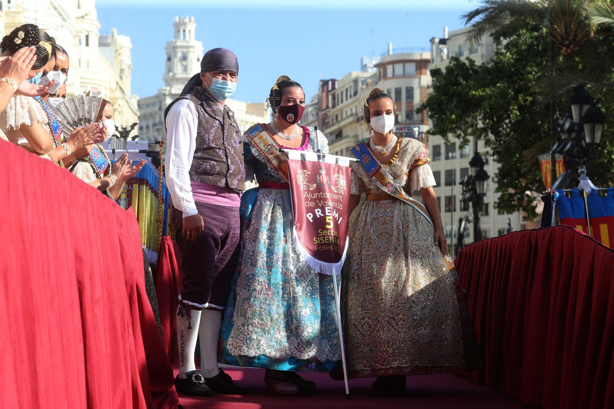 La entrega de premios de las fallas 2021