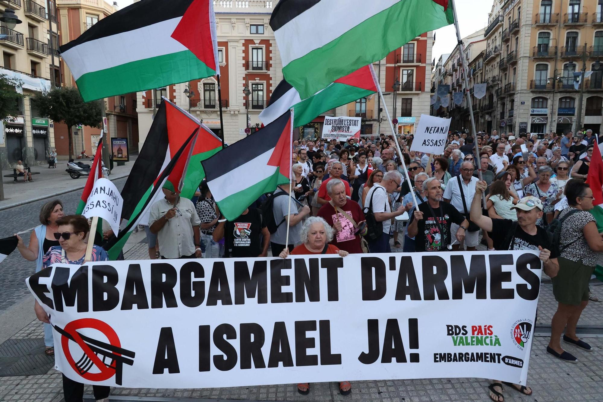 Concentración en Alcoy contra el genocidio en Gaza