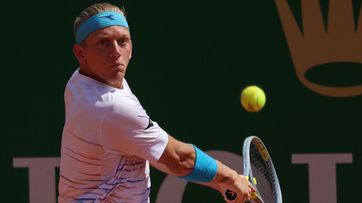 Davidovich, durante el partido ante Dimitrov