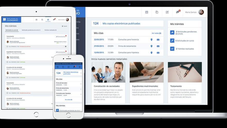 Los notarios abren su sede electrónica a ciudadanos y empresas