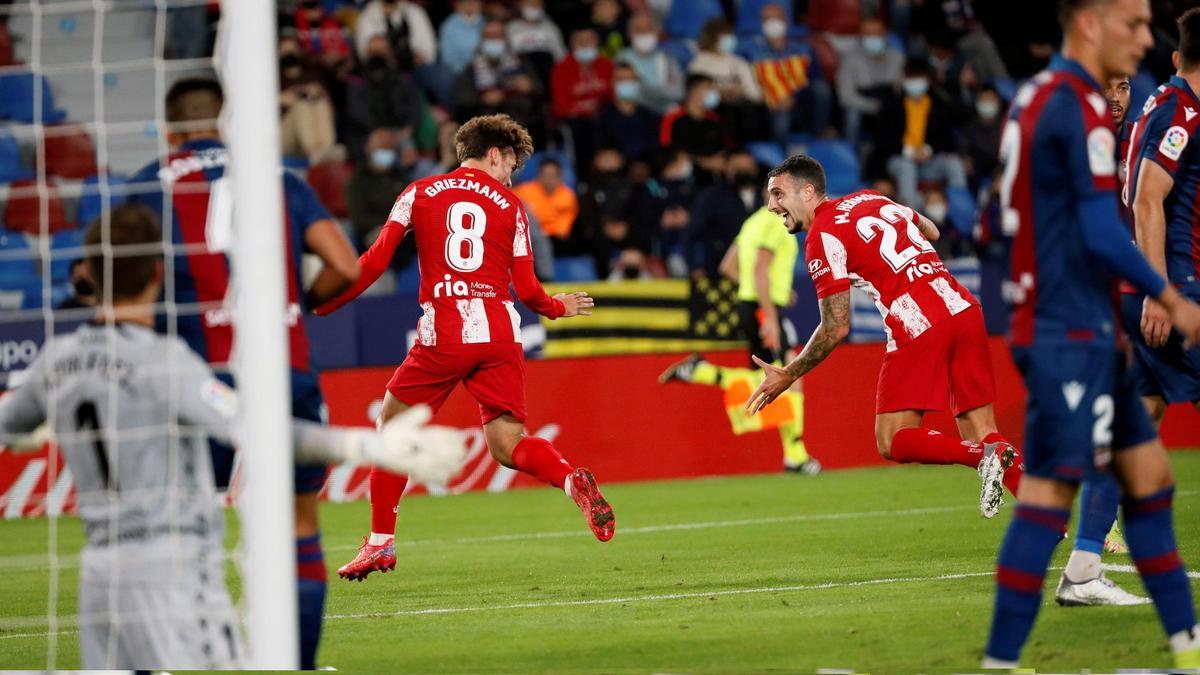 Levante - Atlético de Madrid, en imágenes