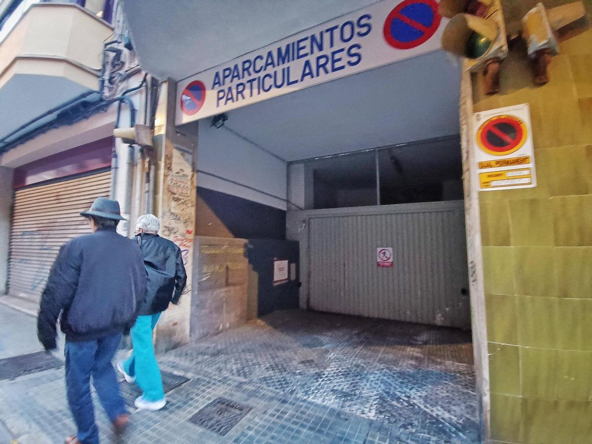 Imagen de archivo de un garaje de Palma.