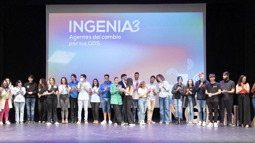 Participantes en el Proyecto Ingenia dedicado al emprendimiento juvenil, en su tercera edición.